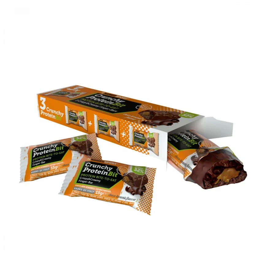 Named Sport Crunchy ProteinBit - Barretta Proteica Gusto Choco Brownie - 3 Barrette